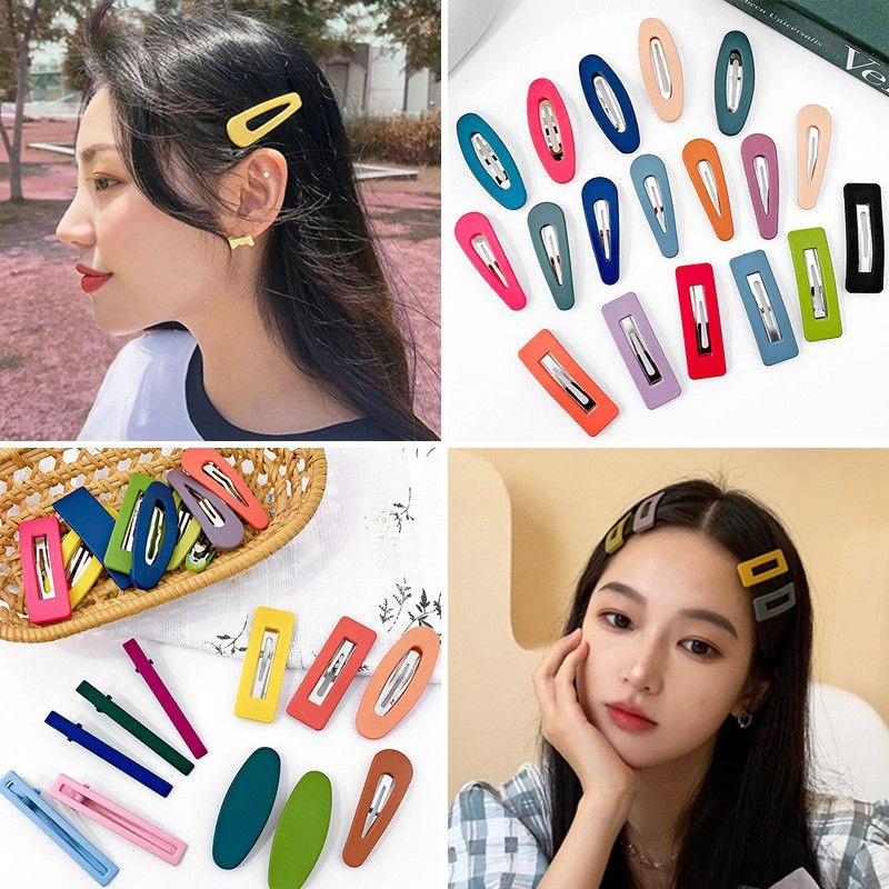 Set 20 Kẹp Tóc Hàn Quốc Nhiều Màu Vintage