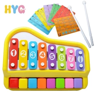 Đồ chơi đàn piano HYG Toys 8 phím vui nhộn cho bé 1-2-3 tuổi