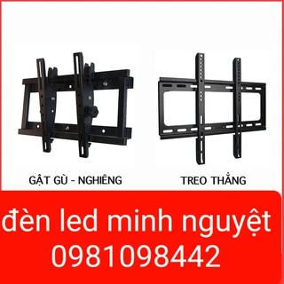 KHUNG TREO [ GIÁ TREO] TIVI SÁT TƯỜNG & NGHIÊNG [GẬT GÙ] 24''- 65'' .