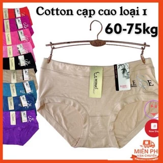 Quần lót nữ cotton dày dặn cạp cao ôm bụng size 60-75kg MS1218 (Khuyến Mãi)