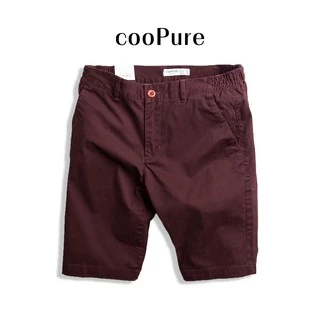 Quần short kaki nam cooPure 97% cotton extra spandex, thiết kế đa dụng NO. 3307 (7 màu)