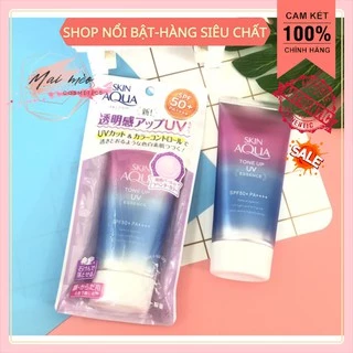 [𝓕𝓻𝓮𝓮𝓼𝓱𝓲𝓹] kem chống nắng skin aqua tone up- Trắng da - Kem chống nắng da nhạy cảm/da dầu/ da mụn [𝓜𝓪𝓲 𝓶𝓮𝓸]