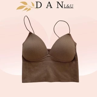 Áo Ngực Su Gân Tăm Đệm Mỏng Nâng Ngực Sexy Cho Nữ DAN L&U 1833
