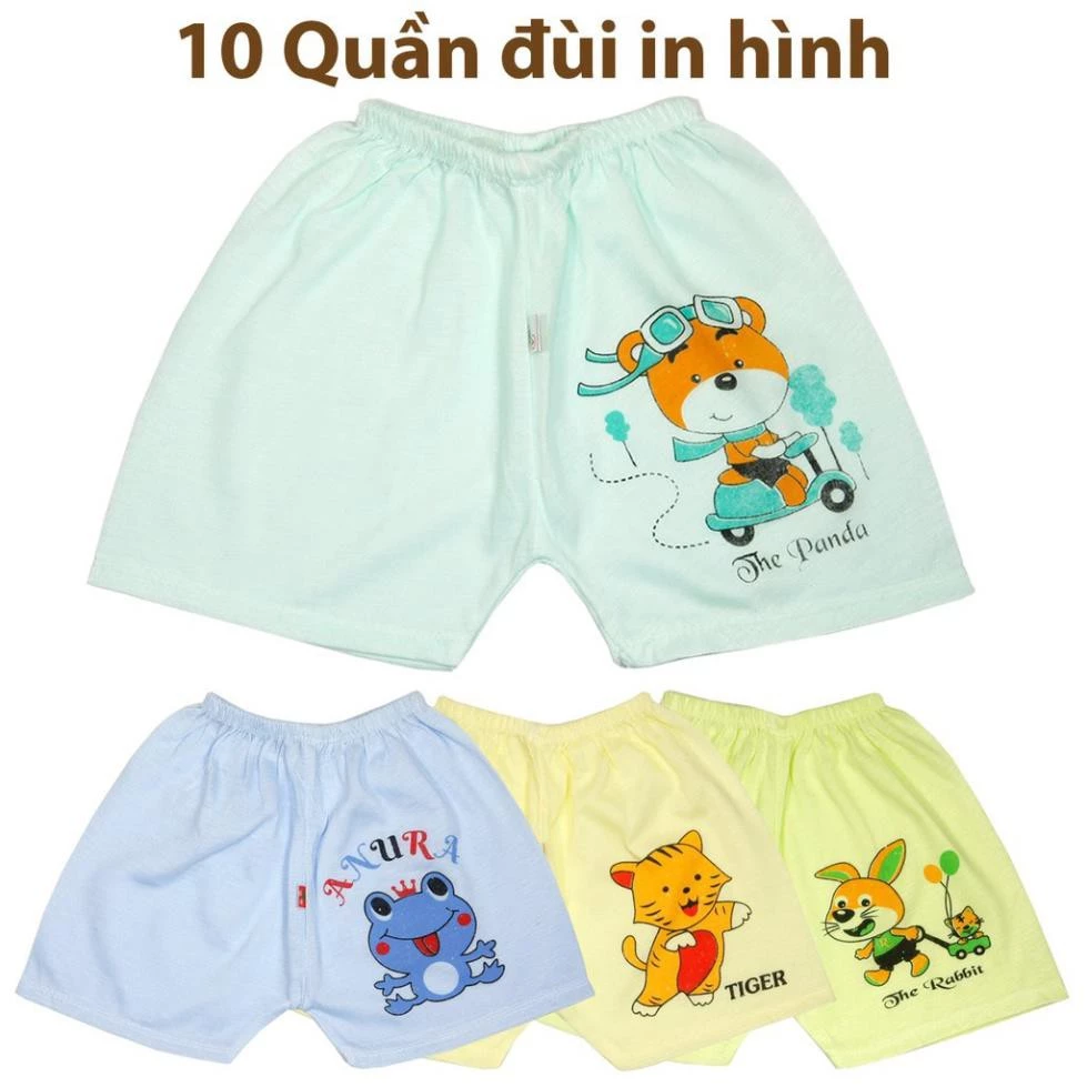 Quần chục mông thú in hình kute cực sịn xò cho bé