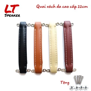 Quai xách loa bằng da cao cấp 22cm Tặng bộ ốc bắt gỗ - LT Speaker