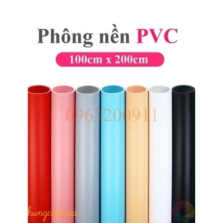 [1mx2m] Cuộn phông nền chụp ảnh sản phẩm nhựa PVC màu trơn