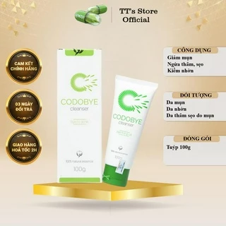 CODOBYE CLEANSER - Sữa rửa mặt ngừa mụn 100g