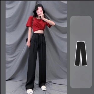 Quần culottes ống suông 100cm 2Ly siêu Hot