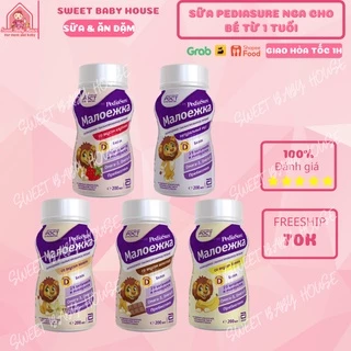 Sữa nước Pediasure Nga 200ml thùng 24 chai cho bé tăng cân. Date 2025 - Sweet Baby House