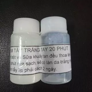 [ LẺ ] CẶP BỘT TẨY TRẮNG DA CẤP TỐC