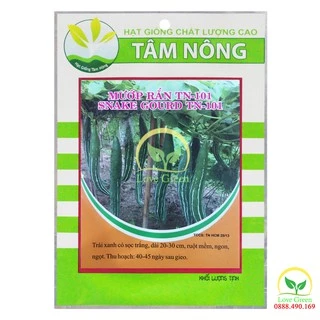 Hạt Giống Mướp Rắn (Lặc Lè, Khổ Qua Tây) 2G