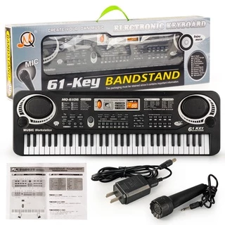 Đàn Piano điện tử Keyboard 61 Phím Kèm Mic+sạc cho bé/Đồ chơi đàn piano cho bé