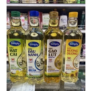 Dầu ăn Simply chai 1 lít