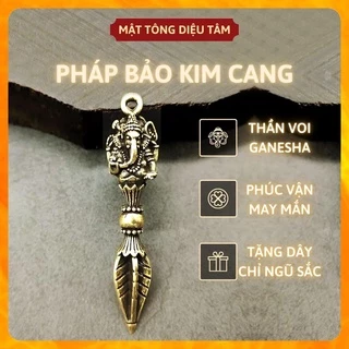 Pháp bảo chùy kim cang thần voi Ganesha, pháp khí mật tông Diệu Tâm