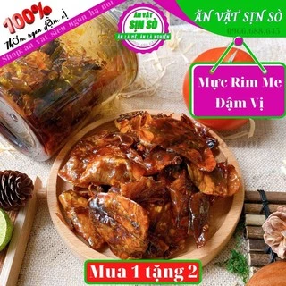 250g Mực Rim Me, mực rim me ngon đậm đà Tiệm đồ Ăn Vặt SỊN SÒ Thơm Ngon Đậm Vị