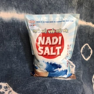 NADI - Muối hạt Nam Định 1kg -  Sun -dried sea satl - Thuần Nông