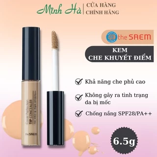 Che khuyết điểm The Saem Cover Perfection Tip Concealer 10ml giúp che những khuyết điểm trên da