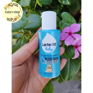 60ml - Sữa tắm gội Lactacyd Baby Gentle Care giảm rôm sẩy và hăm kẽ - XANH DƯƠNG