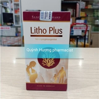 Viên uống LITHO PLUS hộp 60 viên bổ sung canxi cho mẹ bầu