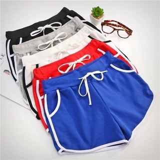 QUẦN SHORTS THUN NỮ PHỐI VIỀN