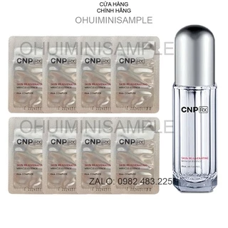 [Mới] Gói Sample Tinh chất truyền trắng mờ thâm nám tàn nhang CNP Rx Skin Rejuvenating Miracle Essence 1ml