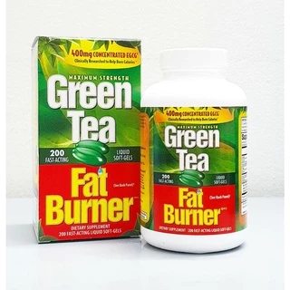 date  7/25 - Viên uống giảm cân từ trà xanh Green Tea Fat Burner hộp 200 viên và 90 viên của Mỹ, giảm mỡ thừa