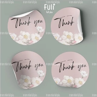 [HOT] Tem dán trang trí gói hàng Siêu Đẹp, sticker Thank You, Decal dán cám ơn