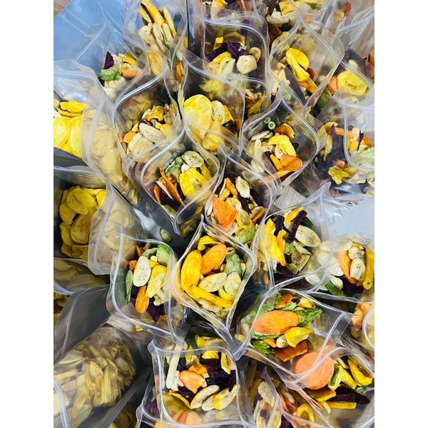 Trái cây sấy Trần Anh Food - Hoa quả sấy khô thập cẩm 500gr hàng loại 1 cao cấp