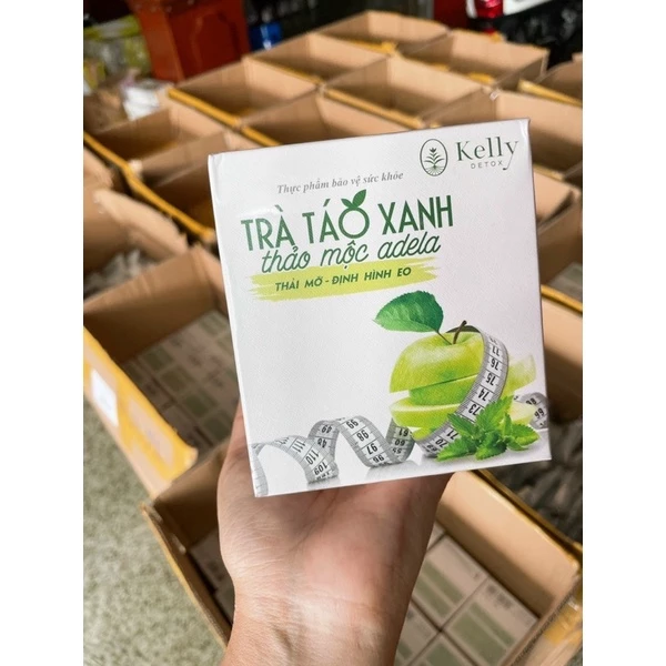 1 Hộp trà táo xanh giảm cân chính hãng Kelly