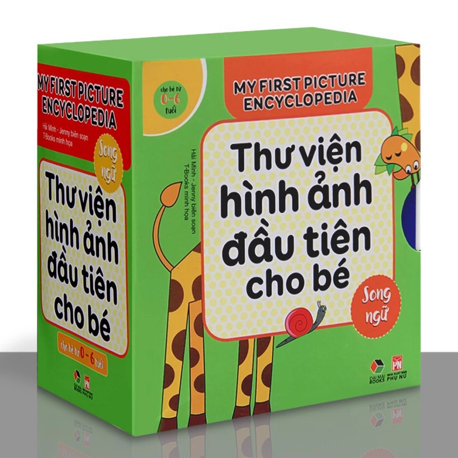 Sách - Thư Viện Hình Ảnh Đầu Tiên Cho Bé Từ 0-6 tuổi - Song Ngữ Việt Anh(Bộ 8 Cuốn)