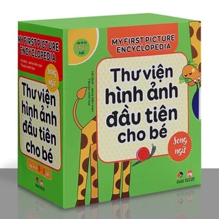 Sách - Thư Viện Hình Ảnh Đầu Tiên Cho Bé Từ 0-6 tuổi - Song Ngữ Việt Anh(Bộ 8 Cuốn)