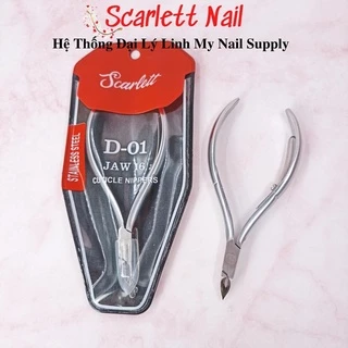 Kềm Cắt Da Scarlett D01 Mũi Vuông Loại Cao Cấp