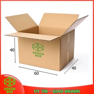 GB1 - 1 Thùng Carton Chuyển Nhà, Hộp Carton Chuyển Nhà Size 60x40x40 cm