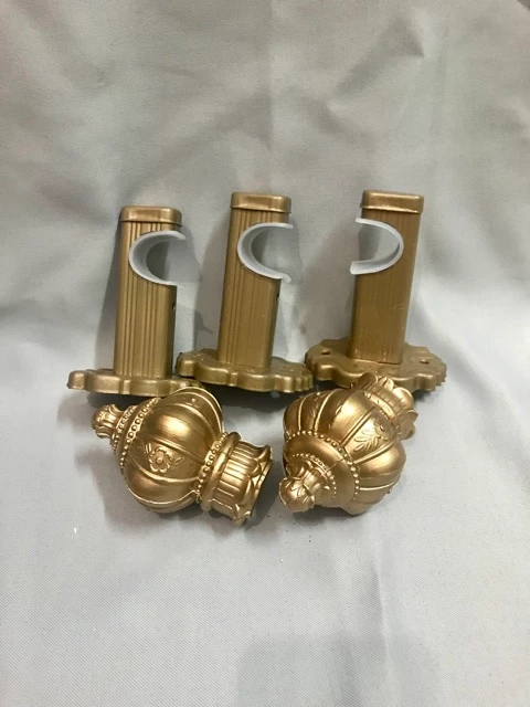 Đầu chụp xoắn , chân đế sắt sơn tĩnh điện - Bộ phụ kiện lắp rèm cửa phi 32
