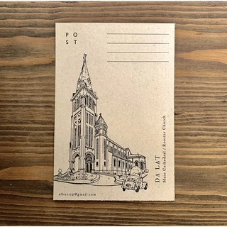 Bưu thiếp Đà Lạt - Postcard 9x14cm - albus119