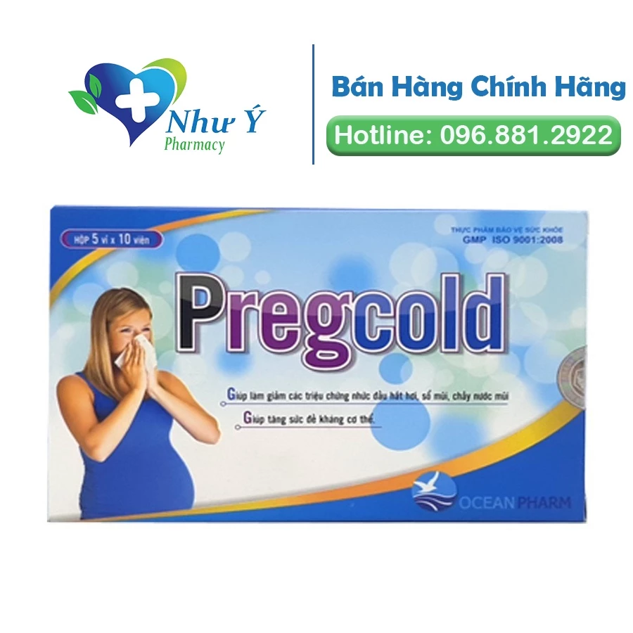 PREGCOLD - Cảm cúm Dành Cho Phụ Nữ Có Thai Và Cho Con Bú