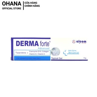 [DERMA] Gel giảm mụn, ngừa thâm sẹo, dưỡng trắng mịn da Gamma Derma Forte Advance 15g (Bản Advance)