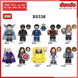 Minifigures Nhân Vật Doctor Strange 2 Phù Thủy Tối Thượng Marvel - Đồ chơi Lắp ghép Xếp hình Mô hình Mini XINH X0338