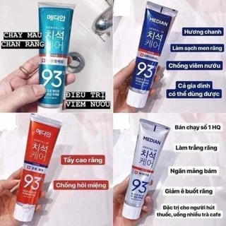 Kem Đánh Răng Median Dental IQ 93% Toothpaste 120g - Hàn Quốc