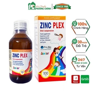 Kẽm Hữu Cơ Cho Bé ZinC Plex Giúp Trẻ Ăn Ngon & Tăng Cường Sức Đề Kháng (Chai 100ml)