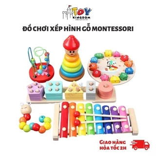 Đồ Chơi Xếp Hình TOYKINGDOM Montessori Phát Triển Trí Tuệ Cho Bé Toykingdom