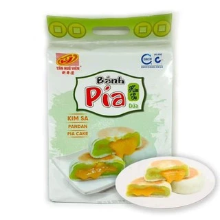 Bánh pía kim sa dứa trứng Tân Huê viên 500g Đặc sản Sóc Trăng