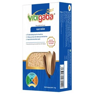 Gạo Mầm Vibigaba hộp 1kg Hạt Ngọc Trời