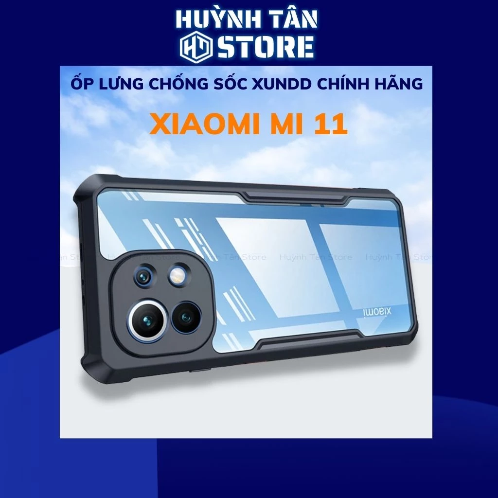 Ốp lưng xiaomi mi 11 chống sốc xundd bảo vệ camera chính hãng chống ố vàng phụ kiện điện thoại huỳnh tân store