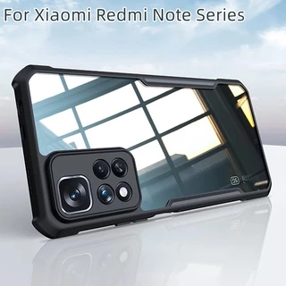 Ốp điện thoại acrylic trong suốt dẻo chống sốc cho Xiaomi Redmi Note 13 13C 12 12s 11s 11 10s 10 9s 9 8 7 Pro Plus Max POCO C65