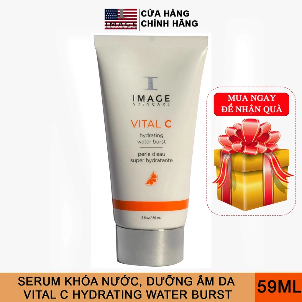 Serum Khóa Nước, Dưỡng Ẩm Da Image VITAL C Hydrating Water Burst 59ml