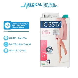 Vớ đùi y khoa hở ngón JOBST Ultrasheer siêu mỏng hỗ trợ giãn tĩnh mạch chân - MEDICAL