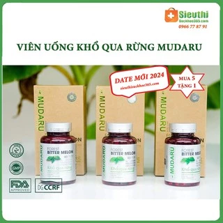 Combo 2 Hộp Viên uống Khổ Qua Rừng Mudaru hộp 90 viên Siêu Thị Sức Khoẻ 365