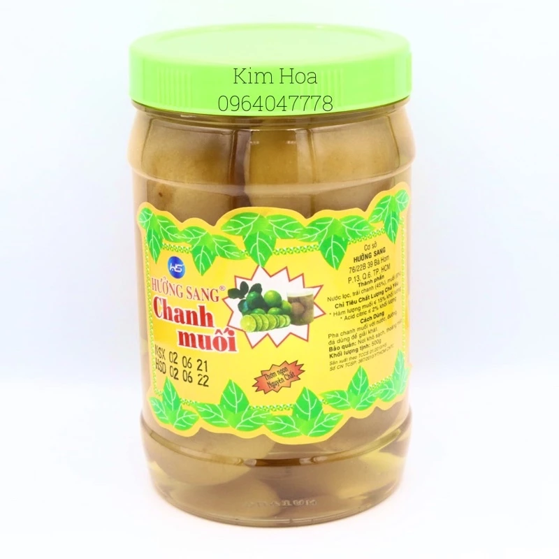 Chanh Muối Trái Hủ 500G