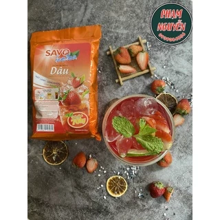 Trà Dâu Hòa Tan (Strawberry) SAVO túi 800g